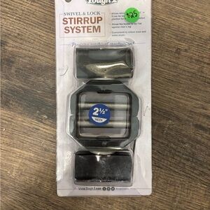 Swivel & Lock Stirrup System - Black